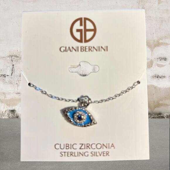 Giani Bernini NWT Cubic Zirconia Sterling Silver Evil Eye - Picture 1 of 3